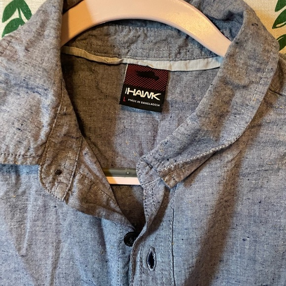 Size L Men’s Tony Hawk Long Sleeve Button Down Shirt B1 - Picture 2 of 4